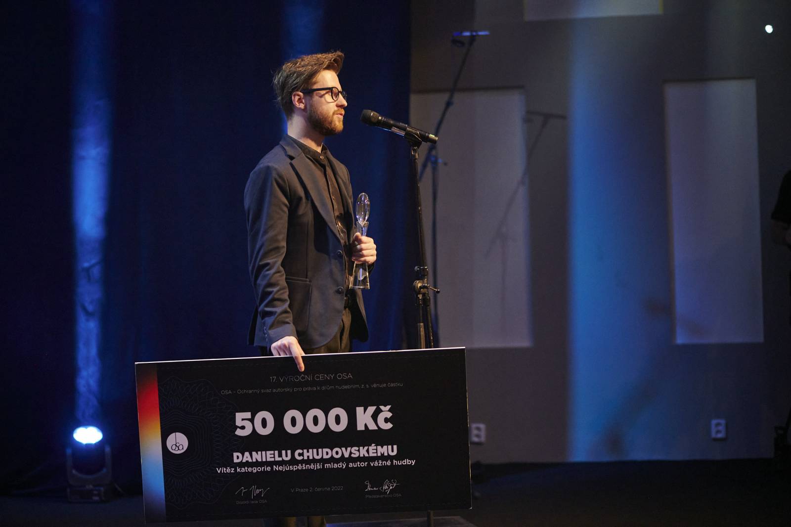 Ocenění OSA získali Marek Ztracený, Zdeněk Svěrák, Petr Janda nebo Luboš Andršt